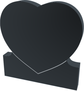Heart shaped Headstone