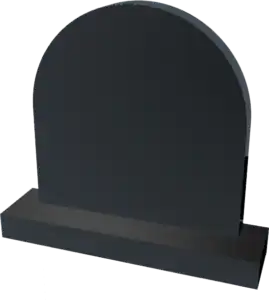 Half Round Headstone